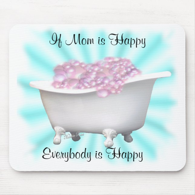 Glückliche Mutter - anpassen Mousepad (Vorne)
