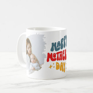 Glückliche Mutter Tag 2 Fotos Personalisiert Kaffeetasse