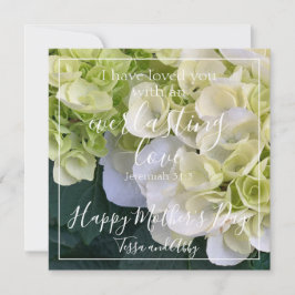 Glückliche Mutter Tag Blumenbibel Liebe Verse Cust Feiertagskarte