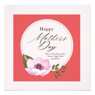 Glückliche Mutter Tag Dankbarkeit. Ihr seid unsere Fotodruck