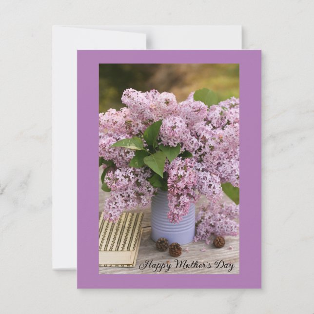 Glückliche Muttertagskarte (Vorderseite)