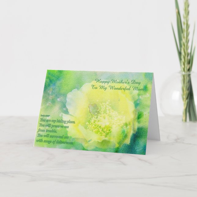 Glückliche Muttertagskarte Karte (Vorderseite)