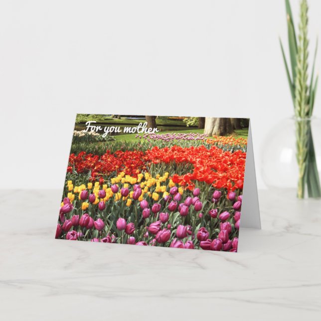 Glückliche Muttertagskarte Karte (Vorderseite)