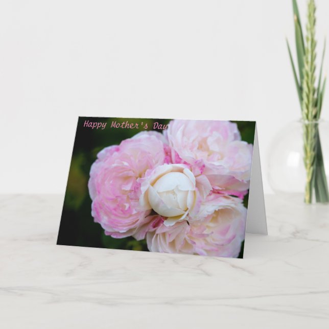 Glückliche Muttertagskarte Karte (Vorderseite)