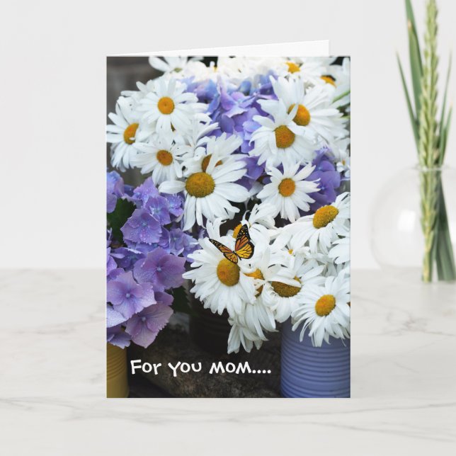 Glückliche Muttertagskarte Karte (Vorderseite)