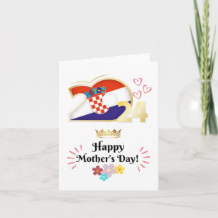 Glückliche Muttertagskarte "Kroatien" Karte
