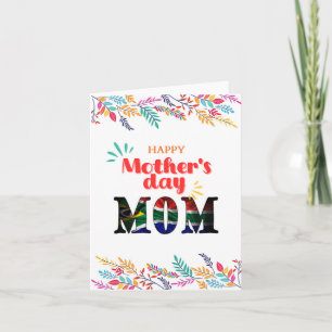 Glückliche Muttertagskarte "South Mama" Karte