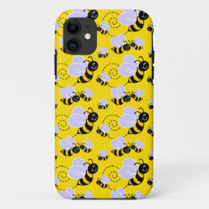 glückliche niedliche summende Hummeln Case-Mate iPhone Hülle