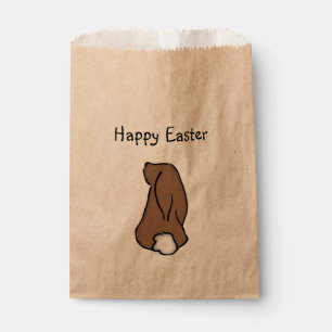 Glückliche Osterhasen-Leckerei-Tasche Geschenktütchen