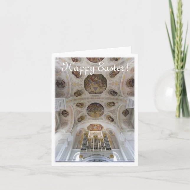 Glückliche Ostern-Grußkarte Feiertagskarte (Vorderseite)