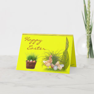 Glückliche Ostern-Karte Feiertagskarte