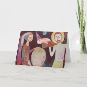 Glückliche Ostern-Karte Feiertagskarte