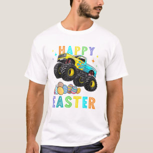 Glückliche Ostern Monster Truck Ostereier Kleinkin T-Shirt