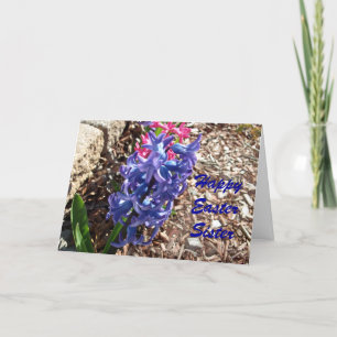 Glückliche Ostern-Schwester Feiertagskarte