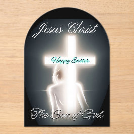 Glückliche Ostersegnung für Sie Acryleinladungen