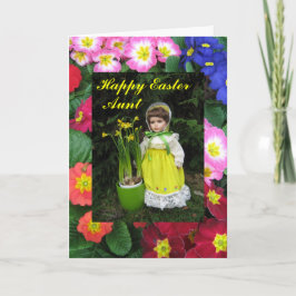 Glückliche Ostertante Feiertagskarte