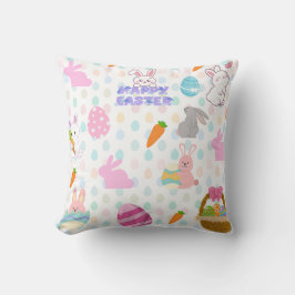 Glückliche Osterwünsche Kissen