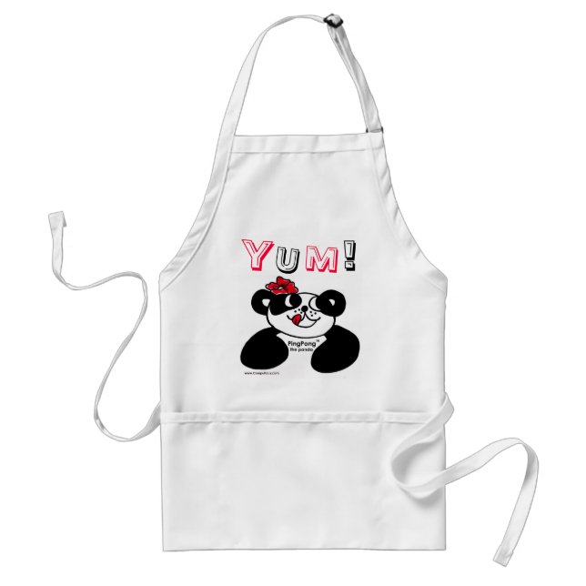 GLÜCKLICHE PANDA Erwartungs-Schürze Schürze (Vorne)