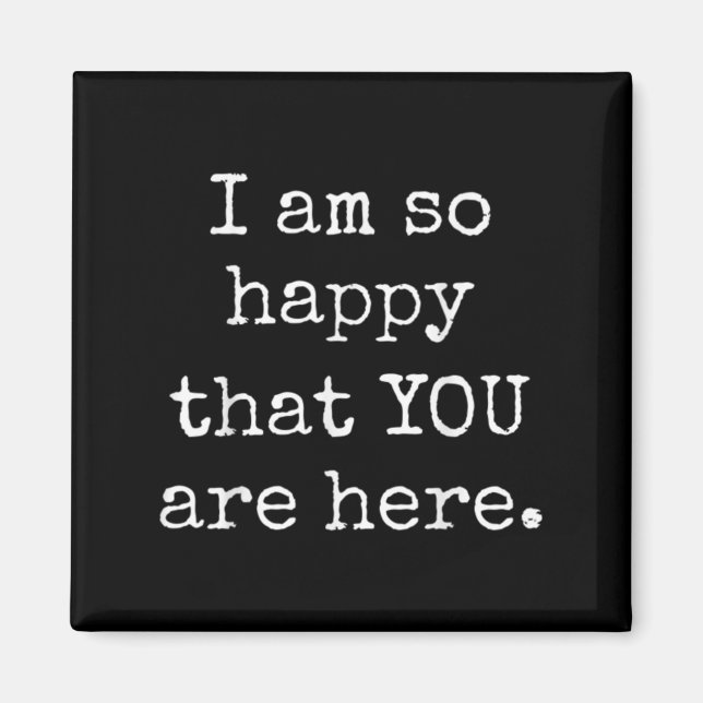 Glückliche positive Affirmation Kind Motivierend L Magnet (Vorne)