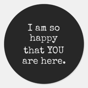 Glückliche positive Affirmation Kind Motivierend L Runder Aufkleber