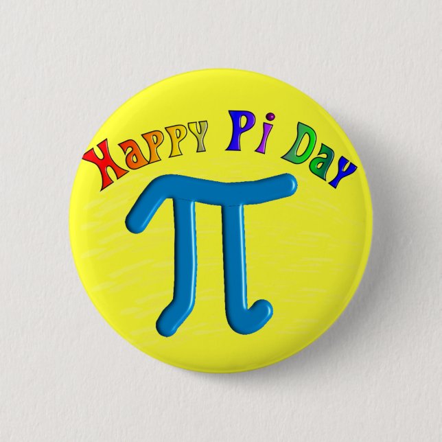 Glückliche PU-Tagesgeschenke, einzigartiger Button (Vorderseite)