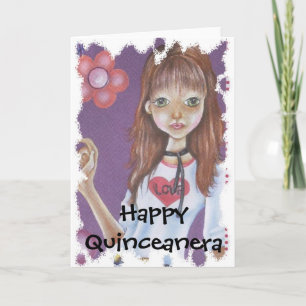 GLÜCKLICHE QUINZENERA KARTE