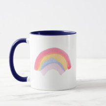 Glückliche Regenbogen-Tasse