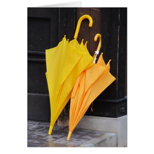 Glückliche Regenschirme - TBD Reihe (Vorne)