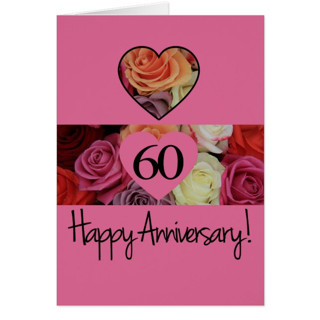 Glückliche Rose zum 60. Jubiläum (Vorne)