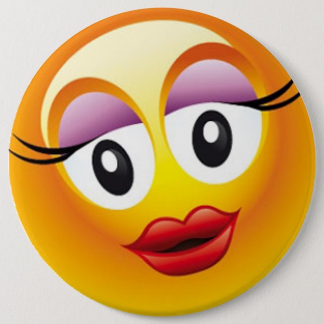 Glückliche Sally-Freude Button (Vorderseite)