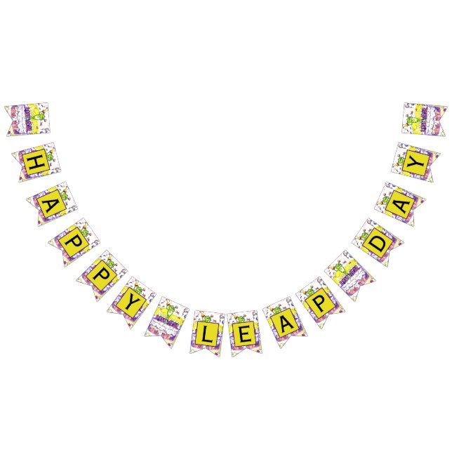 GLÜCKLICHE SCHALTTAG Fahne Wimpelkette (Alle)