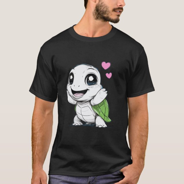 Glückliche Schildkröte T-Shirt (Vorderseite)