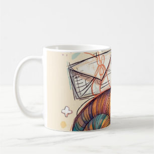 Glückliche Schneckenpost-Mug Kaffeetasse