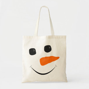 Glückliche Schneemann-Tasche Tragetasche