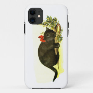 Glückliche schwarze Katze Case-Mate iPhone Hülle