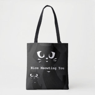 Glückliche schwarze Katzen Gruß