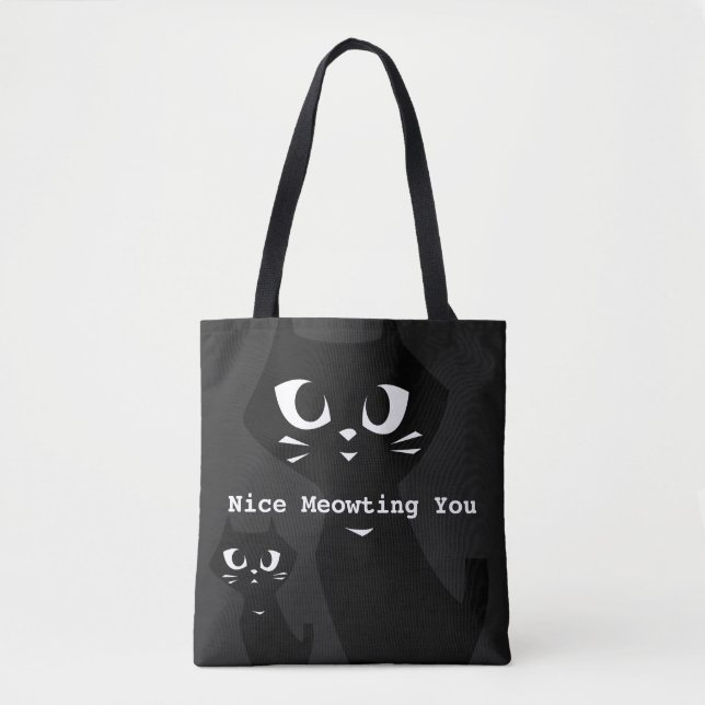Glückliche schwarze Katzen Gruß (Vorderseite)
