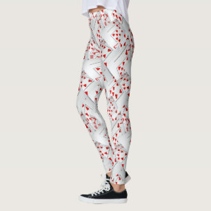 Glückliche Sevens Poker Cards, Leggings