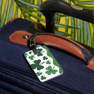 Glückliche Shamrocks Gepäckanhänger