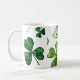 "Glückliche Sips mit St. Patrick's Kleeblatts!" Kaffeetasse