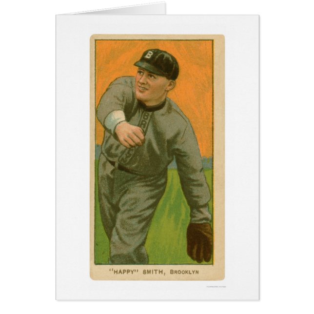Glückliche Smith-Baseballkarte 1911 (Vorne)