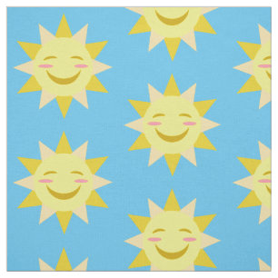 glückliche Sonne Stoff