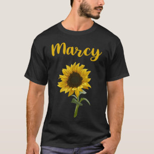 Glückliche Sonnenblume - Marcy Name T-Shirt