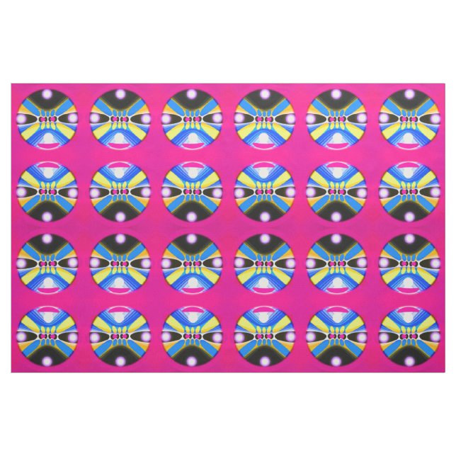 Glückliche Sphären Stoff (Fat Quarter (45,7 x 55,9 cm))