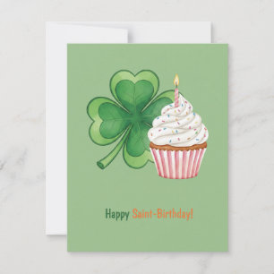 Glückliche St. Patrick Geburtstagskarte Feiertagskarte
