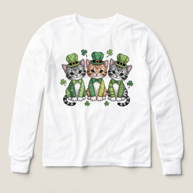 Glückliche St. Patrick’s Day-Kätzchen-47474 (Design Vorderseite)
