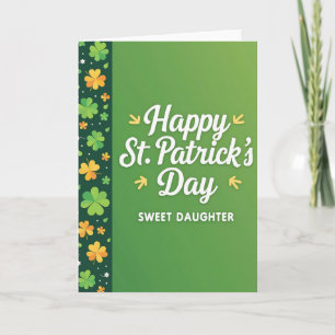 Glückliche St. Patrick-Tochter-Karte Karte