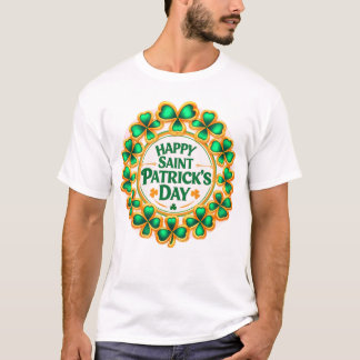 glückliche St. Patricks-Kleeblätter T-Shirt