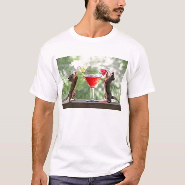 Glückliche Stunden-Eichhörnchen T-Shirt (Vorderseite)