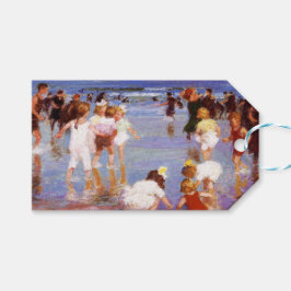 Glückliche Tage am Strand (von E.H. Potthast) Geschenkanhänger